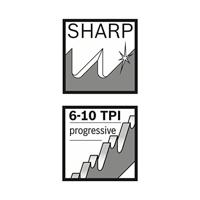 Bosch Accessories 2608654404 Decoupeerzaagblad S 2345 X, Progressor for Wood, set van 5 stuks Zaagbladlengte 200 mm 5 stuk(s) - thumbnail