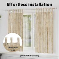 VidaXL Velvet gordijnen met gordijnen 2 pcs crème 175 x 140 cm fluweel - thumbnail