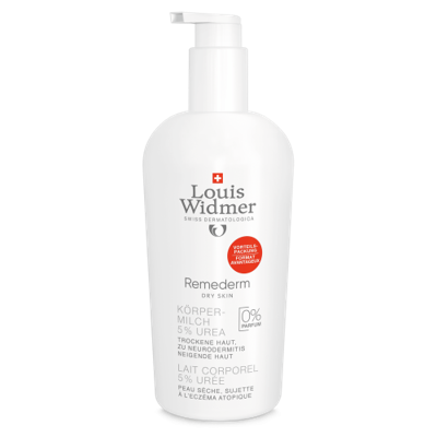 Louis Widmer Remederm Lichaamsmelk 5% Ureum ZP 400ml