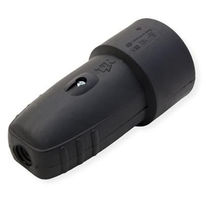 Bachmann 913.174 Koppeling met randaarde Rubber, Silicone 250 V Zwart IP44, IP20