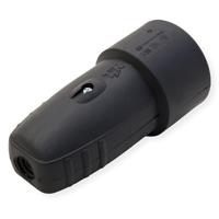 Bachmann 913.174 Koppeling met randaarde Rubber, Silicone 250 V Zwart IP44, IP20 - thumbnail