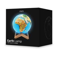 Wereldbol Lamp - Ø 15cm - Touch Control - Handgeschilderd - thumbnail
