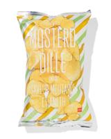 HEMA Aardappelchips mosterd en dille 125gr - thumbnail