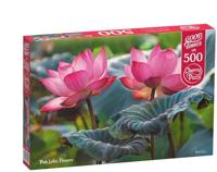 Pink Lotus Flowers Puzzel 500 Stukjes - thumbnail