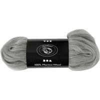 Creativ Company Merino wol, dikte 21 my, grijs, 100 gr/ 1 doos - thumbnail