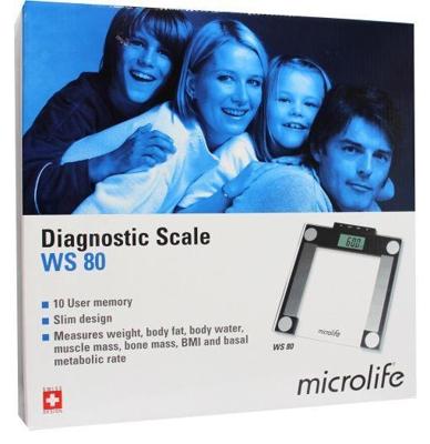 Microlife Weegschaal BMI WS80-N 1 Stuks Microlife Weegschaal BMI WS80-N 1 Stuks