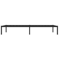 Bedframe metaal zwart 100x200 cm - thumbnail