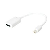 LogiLink CV0036B Adapter [1x Mini-DisplayPort stekker - 1x HDMI-bus] Wit 15.00 cm - thumbnail