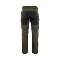 Blåkläder Dames Service werkbroek Stretch 71591845 | Groen/Zwart | Maat 32 - 7330509646175 - thumbnail