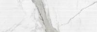 Cifre Cerámica Statuario Wandtegel | 40x120 cm | Gerectificeerd | Marmerlook | Mat Wit zwart - thumbnail