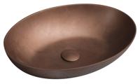 Vrijstaand Waskom Sapho Formigo 60x40 cm Koper - thumbnail
