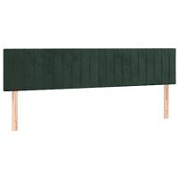 Bedframe zonder matras 120x190 cm fluweel donkergroen - thumbnail