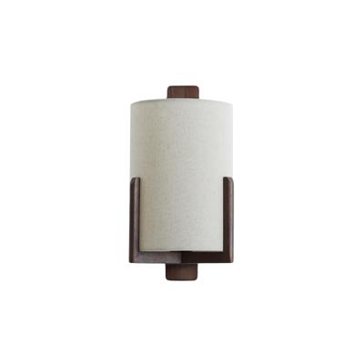 Light & Living Danish design wandlampLitto walnoot bruin met linnen - 3128743