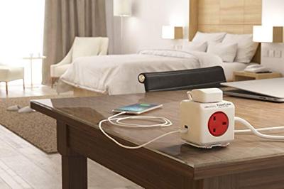 Cube multipluggen Allocacoc Powercube Extended 1402 USB 250 V 16 A 1,5 m - thumbnail