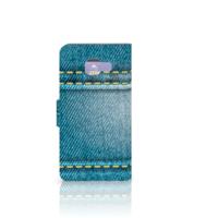 Samsung Galaxy A3 2016 Wallet Case met Pasjes Jeans - thumbnail
