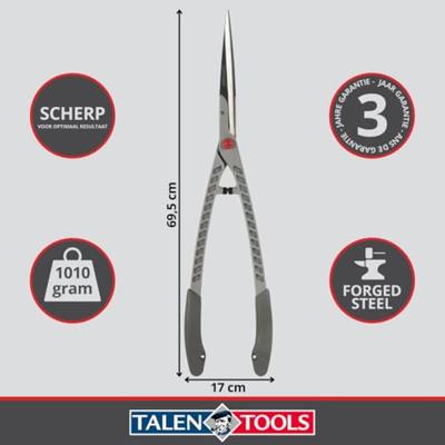 Heggenschaar compleet gesmeed high quality 66 cm TalenTools - Talentools