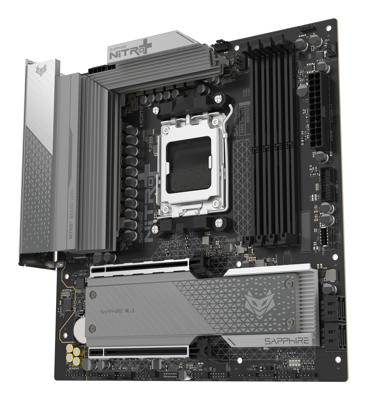 Sapphire 52123-01-40G Moederbord Socket AMD AM5 Vormfactor Micro-ATX Moederbord chipset AMD® B850