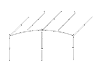 Dorema Onyx luifelframe aluminium 28mm - thumbnail