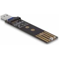 DeLOCK Combo Converter voor M.2 NVMe PCIe of SATA SSD met USB 3.2 Gen 2 - thumbnail