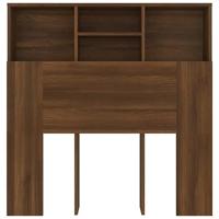 Hoofdbordkast 100x19x103,5 cm bruineikenkleurig - thumbnail