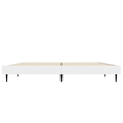 Bedframe LED massief hout wit 140x190 cm - thumbnail