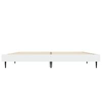 Bedframe LED massief hout wit 140x190 cm - thumbnail