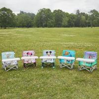 DISNEY BABY Mickey Mouse stoelverhoger, Pop 'n Sit Booster, binnen, buiten, praktisch en compact, snel opvouwbaar, blauw - thumbnail