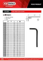 KS Tools 151.26007 Haakse schroevendraaier 0.7 mm - thumbnail