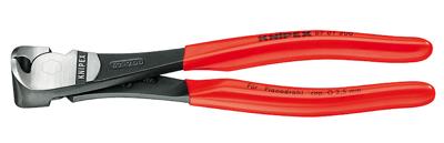 Knipex Kracht-voorsnijtang zwart geatramenteerd met kunststof bekleed 140 mm - 6701140