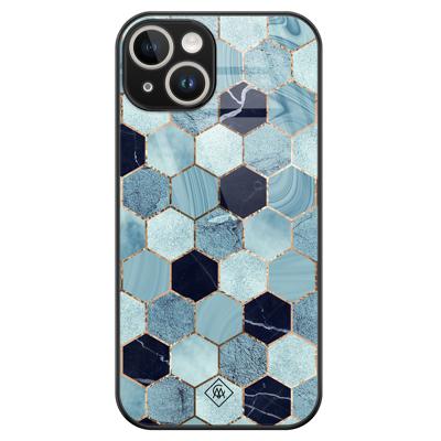 iPhone 13 hardcase - Blue cubes