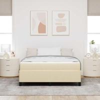 Boxspring bed Crème en Zwart 160 x 200 cm - thumbnail