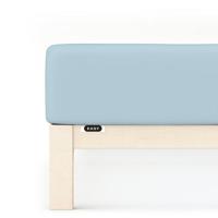Schlafgut Schlafgut EASY Jersey Elasthan Hoeslaken L - 140x200 - 160x220 536 Blue Light - thumbnail