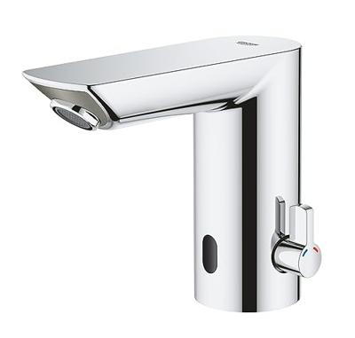 GROHE Bau Cosmopolitan waterbesparende elektronische wastafelkraan met infrarood en menging met batterij 6V chroom 36451000 - thumbnail