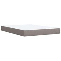 Boxspring met matras stof taupe 140x200 cm - thumbnail