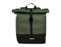 double rolltop bag 38L recycled groen - thumbnail