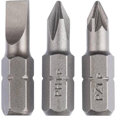 Bosch Accessoires 3-delige schroefbitset standaard | 25 mm (HEX, PH, PZ) - 2609255974 Bosch Accessoires 3-delige schroefbitset standaard | 25 mm (HEX, PH, PZ) - 2609255974