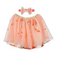 Rokje roze confetti met haarband Meri Meri - thumbnail