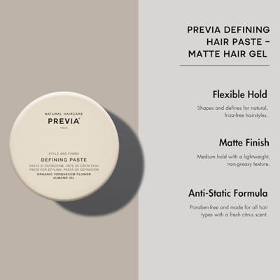 Previa Natural Haircare Defining Paste 100ml