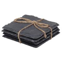 Onderzetters leisteen 10x10 cm - thumbnail