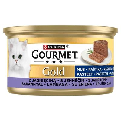 PURINA Gourmet Gold Mousse with lamb - nat kattenvoer - 85g