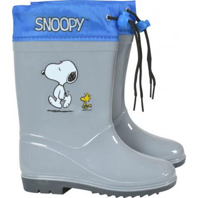 Peanuts Regenlaarzen Snoopy junior PVC grijs/blauw maat 30-31