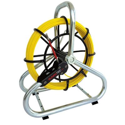 Glasvezeltrekveer 40M Profi Set 4,5MM voor buizen tot 80mm inclusief standaard Runpotec