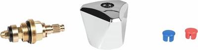 Cornat Kraanbovenstuk 3-Hoek 3/8 Bl+Ro Ch - TEC302700 Cornat Kraanbovenstuk 3-Hoek 3/8 Bl+Ro Ch - TEC302700
