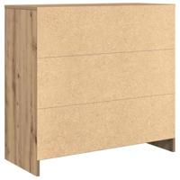 Dressoir lade 80x34x76 cm spaanplaat artisanaal eikenkleurig - thumbnail