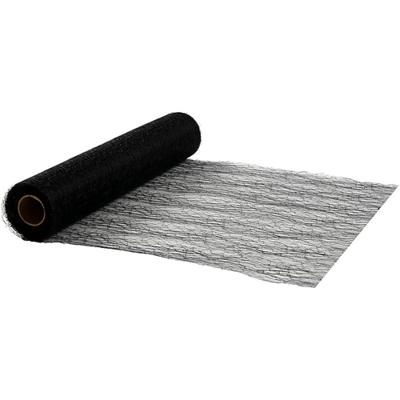 Creativ Company Tafellopers, b: 30 cm, zwart, 10 m/ 1 rol - thumbnail