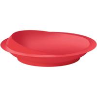 Schepbord met zuignap | Geschikt voor éénhandig gebruik | Vaatwasmachinebestendig | Rood | PR65658-R - thumbnail