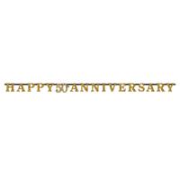 Letterslinger Happy Anniversary 50 Jaar Goud - thumbnail