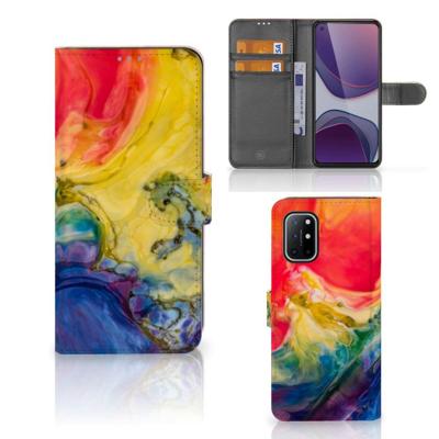 Hoesje OnePlus 8T Watercolor Dark Hoesje OnePlus 8T Watercolor Dark