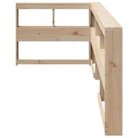 Boekenkast Hoofdeinde L-vormig 75 cm massief grenenhout - thumbnail