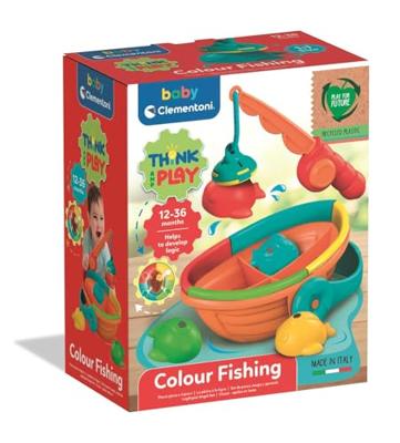 Clementoni baby vissen vangen kleurenspel, 5dlg.
